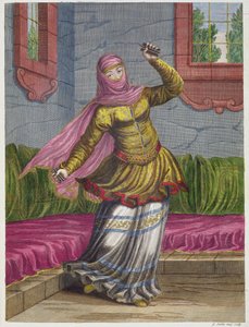 Tchinguis, ou danseuse turque, 18ème siècle